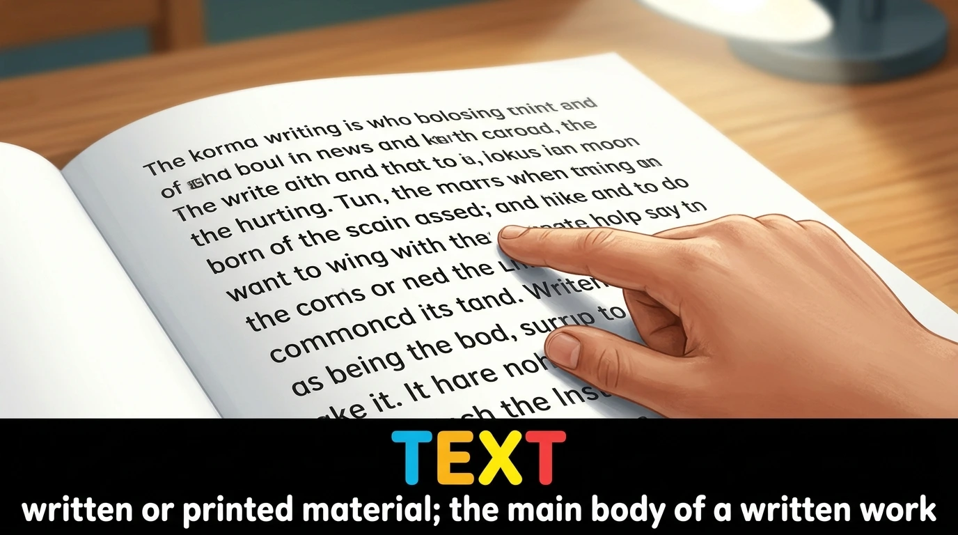 English Illustration for text
